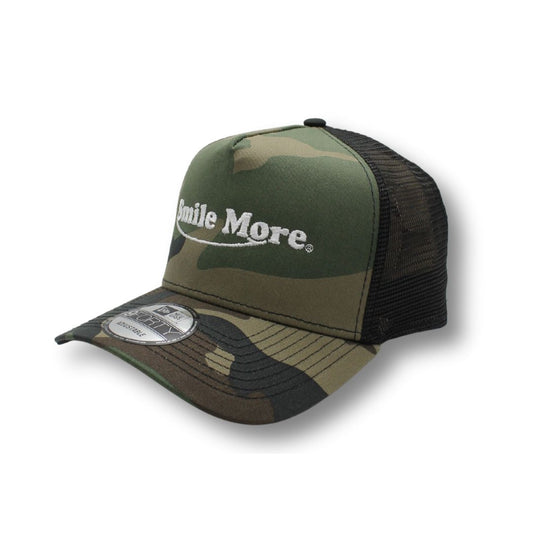 Smile More Camo Hat