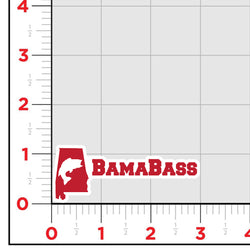 BamaBass Logo Sticker