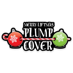 A Plump Cover Christmas Sticker