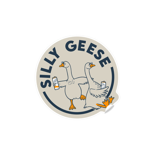 Silly Geese Sticker