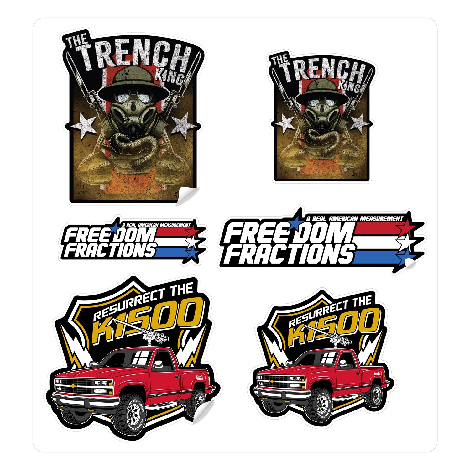 TFE Monthly Sticker Pack