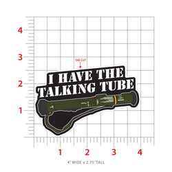 Talking Tube Sticker